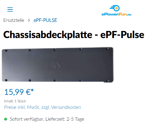 Chassis-Abdeckung ePF-PULSE