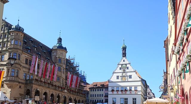 Rothenburg o. Tauber Rathausplatz