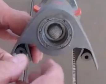 Gardena-Rasensprenger Sieb